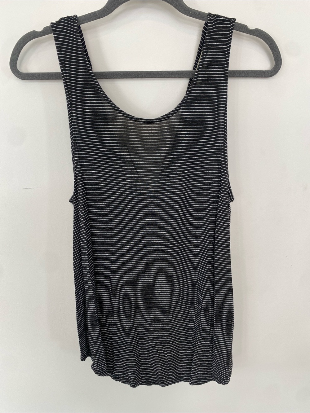 Black striped tank